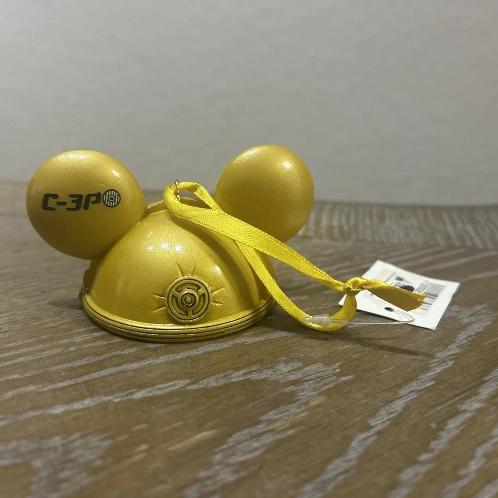 Disney Parks Star Wars C3PO Mickey Ears Hat Christmas Ornament